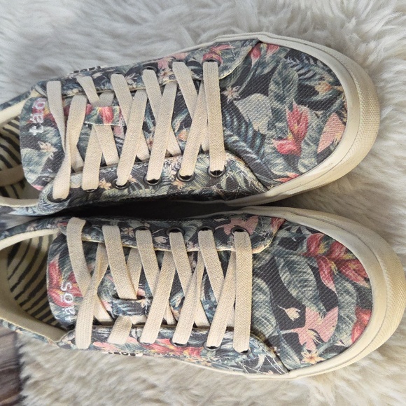 Taos Women's Canvas Arch Support Sneakers Size 7.5 - Picture 5 of 7